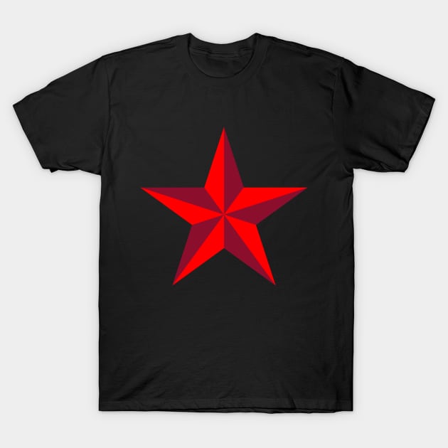 Red Star / Étoile Rouge / Estrella Roja / Roter Stern / Stella Rossa T-Shirt by MrFaulbaum